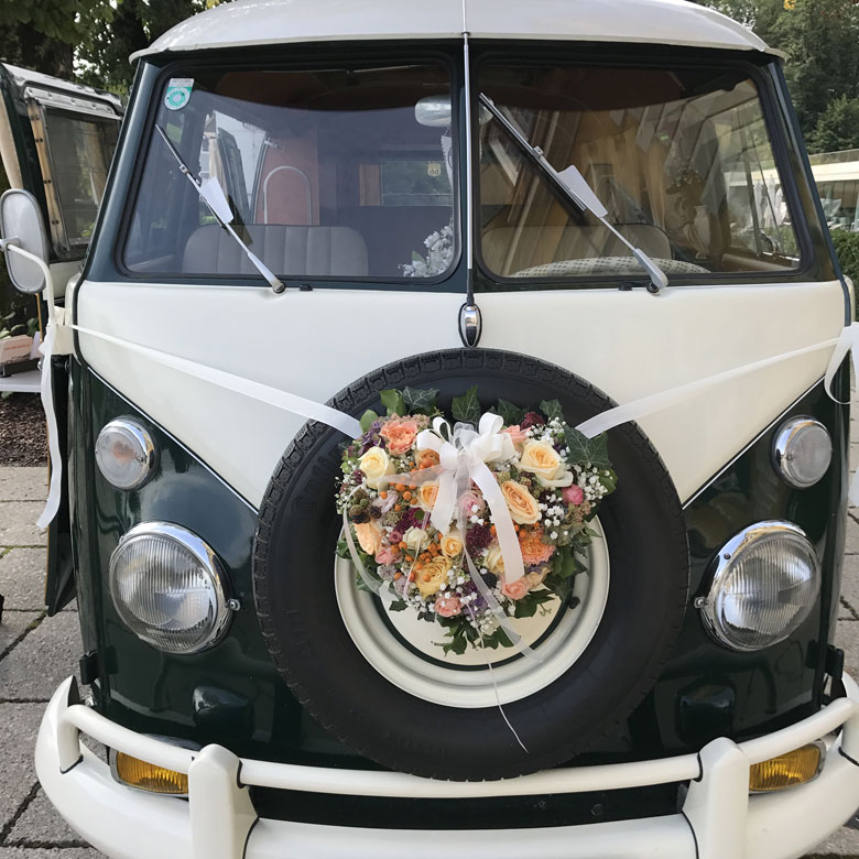 Smaro VW Bulli Hochzeit Velden