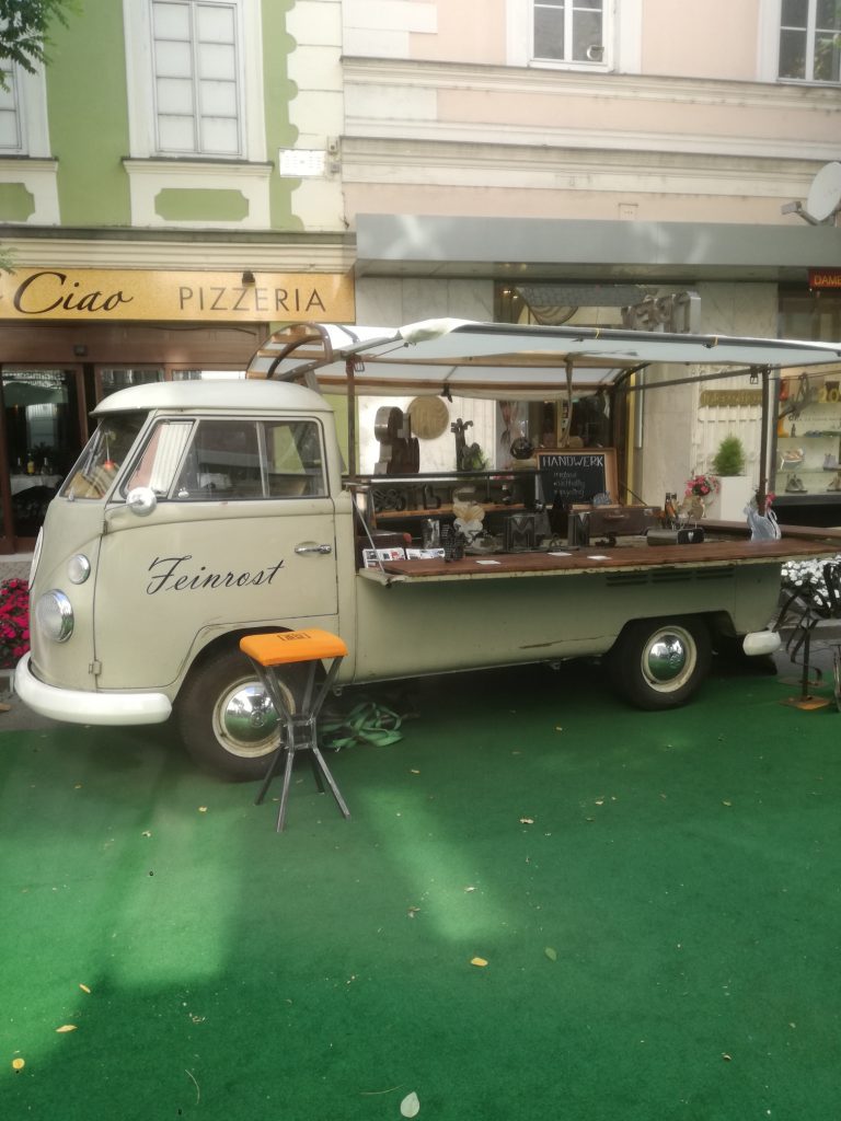 Picknick in der Stadt Klagenfurt