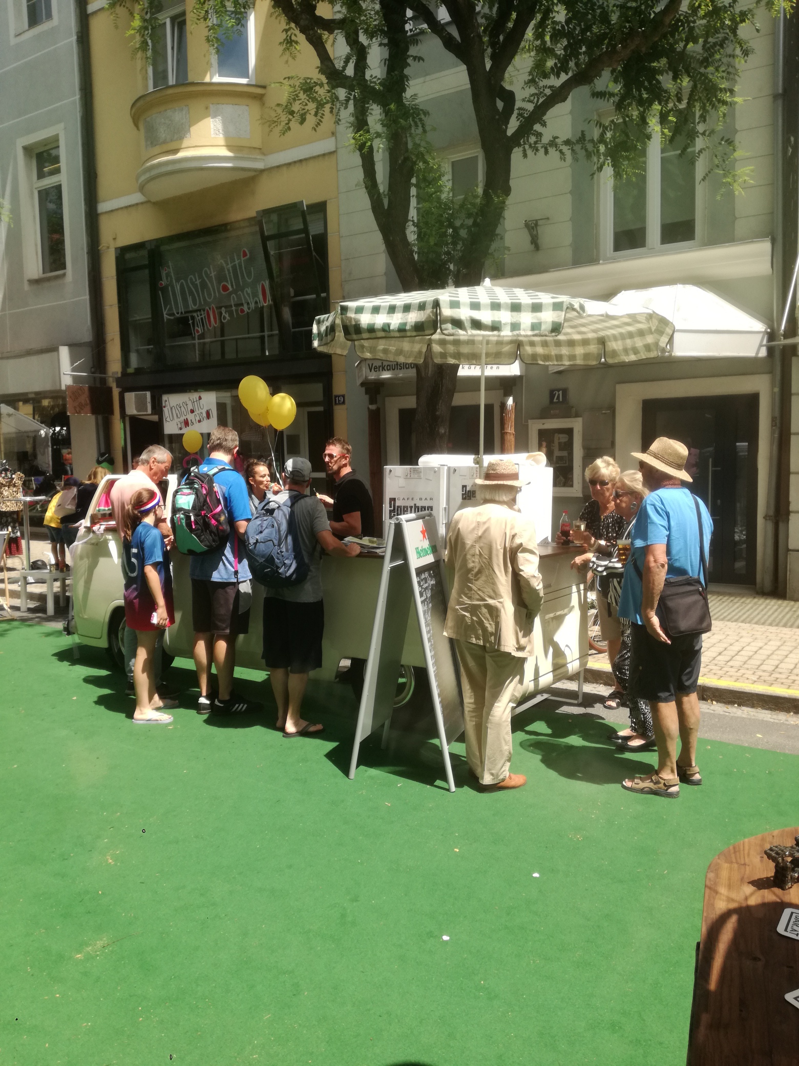 Picknick in der Stadt